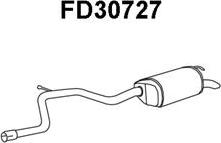 Veneporte FD30727 - Izplūdes gāzu trokšņa slāpētājs (pēdējais) www.autospares.lv