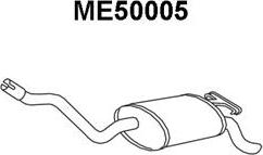 Veneporte ME50005 - Izplūdes gāzu trokšņa slāpētājs (pēdējais) www.autospares.lv