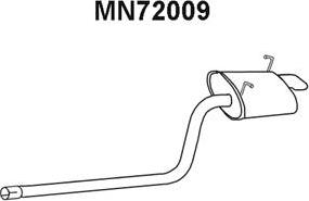 Veneporte MN72009 - Izplūdes gāzu trokšņa slāpētājs (pēdējais) www.autospares.lv