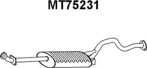 Veneporte MT75231 - Izplūdes gāzu trokšņa slāpētājs (pēdējais) www.autospares.lv