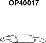 Veneporte OP40017 - Izplūdes gāzu trokšņa slāpētājs (pēdējais) www.autospares.lv