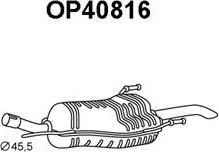 Veneporte OP40816 - Izplūdes gāzu trokšņa slāpētājs (pēdējais) www.autospares.lv