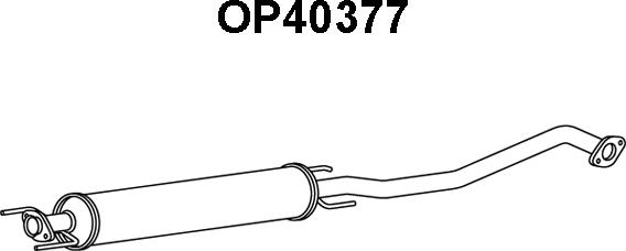 Veneporte OP40377 - Vidējais izpl. gāzu trokšņa slāpētājs www.autospares.lv