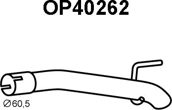 Veneporte OP40262 - Izplūdes caurule www.autospares.lv