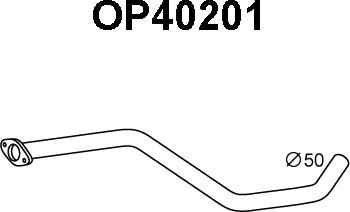Veneporte OP40201 - Izplūdes caurule www.autospares.lv