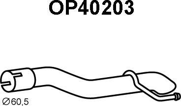 Veneporte OP40203 - Izplūdes caurule www.autospares.lv