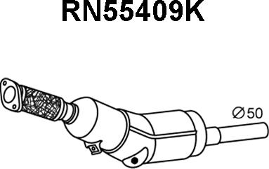 Veneporte RN55409K - Katalizators www.autospares.lv