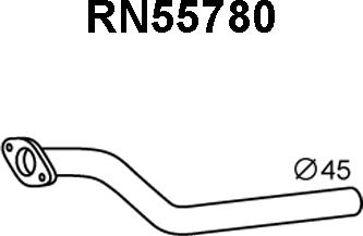 Veneporte RN55780 - Izplūdes caurule www.autospares.lv