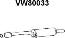 Veneporte VW80033 - Vidējais izpl. gāzu trokšņa slāpētājs www.autospares.lv