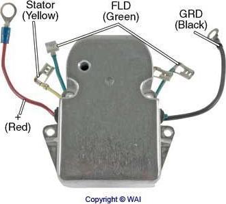 WAI M5-292A - Ģeneratora sprieguma regulators www.autospares.lv