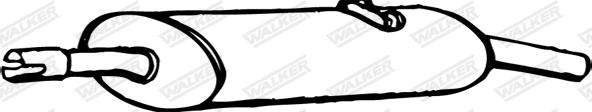 Walker 04694 - Izplūdes gāzu trokšņa slāpētājs (pēdējais) www.autospares.lv