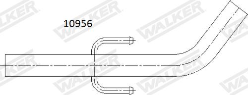 Walker 10956 - Izplūdes caurule www.autospares.lv