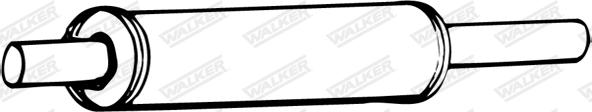 Walker 17038 - Izplūdes gāzu priekšslāpētājs www.autospares.lv