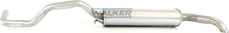 Walker 21947 - Izplūdes gāzu trokšņa slāpētājs (pēdējais) www.autospares.lv