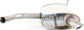 Walker 23004 - Izplūdes gāzu trokšņa slāpētājs (pēdējais) www.autospares.lv