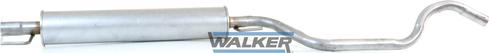 Walker 23157 - Vidējais izpl. gāzu trokšņa slāpētājs www.autospares.lv