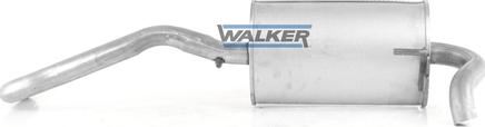 Walker 23172 - Izplūdes gāzu trokšņa slāpētājs (pēdējais) www.autospares.lv
