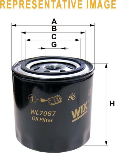 WIX Filters WL7452 - Eļļas filtrs www.autospares.lv