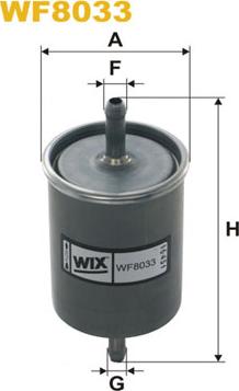 WIX Filters WF8033 - Degvielas filtrs www.autospares.lv