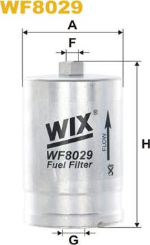 WIX Filters WF8029 - Degvielas filtrs www.autospares.lv