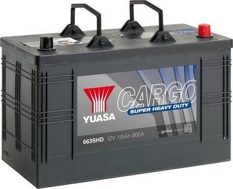 Yuasa 663SHD - Startera akumulatoru baterija www.autospares.lv