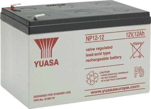 Yuasa NP1.2-12 - Startera akumulatoru baterija www.autospares.lv