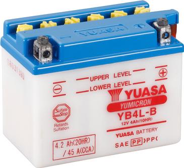 Yuasa YB4L-B(CP) - Startera akumulatoru baterija www.autospares.lv