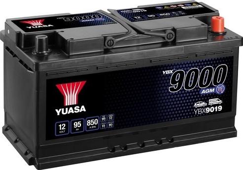 Yuasa YBX9019 - Startera akumulatoru baterija www.autospares.lv