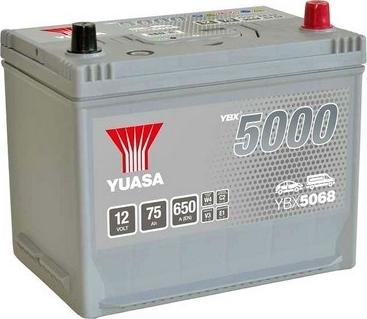 Yuasa YBX5068 - Startera akumulatoru baterija www.autospares.lv