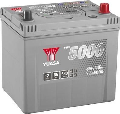 Yuasa YBX5005 - Startera akumulatoru baterija www.autospares.lv