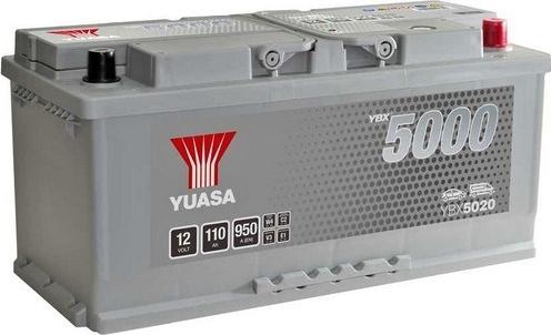 Yuasa YBX5020 - Startera akumulatoru baterija www.autospares.lv