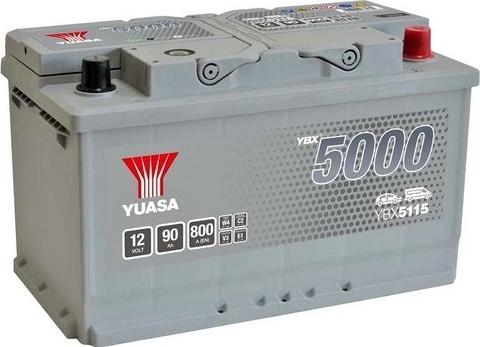 Yuasa YBX5115 - Startera akumulatoru baterija www.autospares.lv