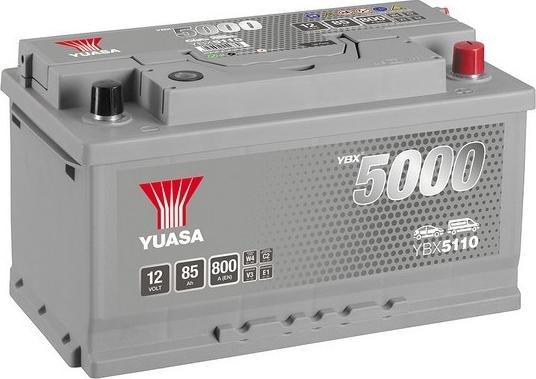 Yuasa YBX5110 - Startera akumulatoru baterija www.autospares.lv