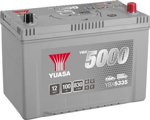 Yuasa YBX5335 - Startera akumulatoru baterija www.autospares.lv