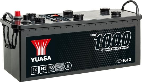 Yuasa YBX1612 - Startera akumulatoru baterija www.autospares.lv