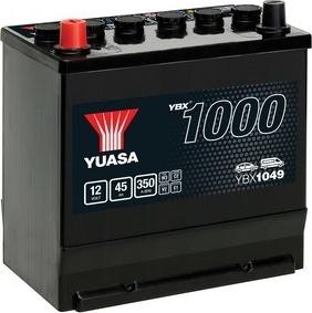 Yuasa YBX1049 - Startera akumulatoru baterija www.autospares.lv