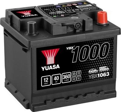 Yuasa YBX1063 - Startera akumulatoru baterija www.autospares.lv