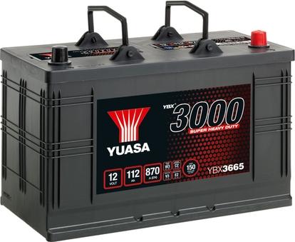 Yuasa YBX3665 - Startera akumulatoru baterija www.autospares.lv