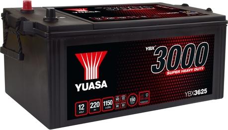 Yuasa YBX3625 - Startera akumulatoru baterija www.autospares.lv