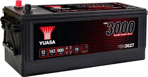 Yuasa YBX3627 - Startera akumulatoru baterija www.autospares.lv