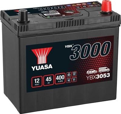 Yuasa YBX3053 - Startera akumulatoru baterija www.autospares.lv
