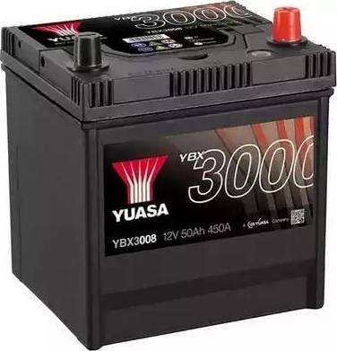 Yuasa YBX3008 - Startera akumulatoru baterija www.autospares.lv