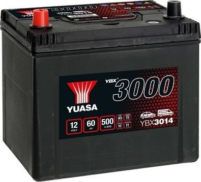Yuasa YBX3014 - Startera akumulatoru baterija www.autospares.lv