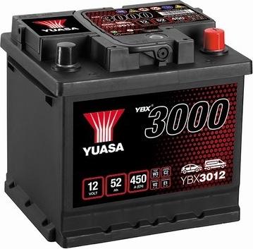 Yuasa YBX3012 - Startera akumulatoru baterija www.autospares.lv