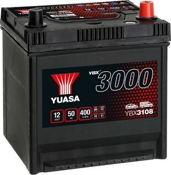Yuasa YBX3108 - Startera akumulatoru baterija www.autospares.lv