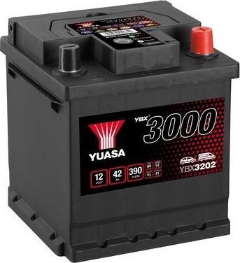 Yuasa YBX3202 - Startera akumulatoru baterija www.autospares.lv