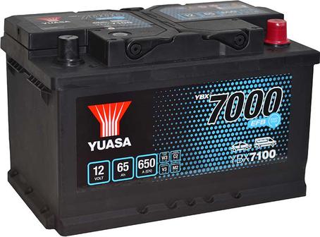 Yuasa YBX7100 - Startera akumulatoru baterija www.autospares.lv