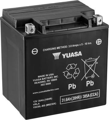 Yuasa YIX30L-BS - Startera akumulatoru baterija www.autospares.lv