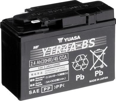 Yuasa YTR4A-BS - Startera akumulatoru baterija www.autospares.lv