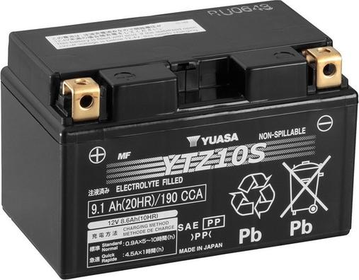 Yuasa YTZ10S - Startera akumulatoru baterija www.autospares.lv